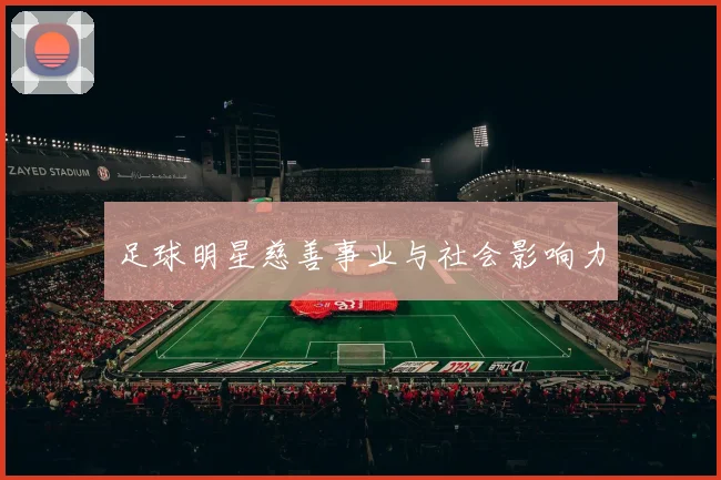 足球明星慈善事业与社会影响力
